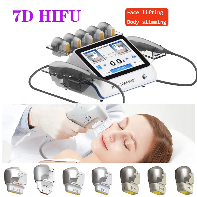 7つのカートリッジで締め付けられた体の成形面のための7D HiFu高輝度