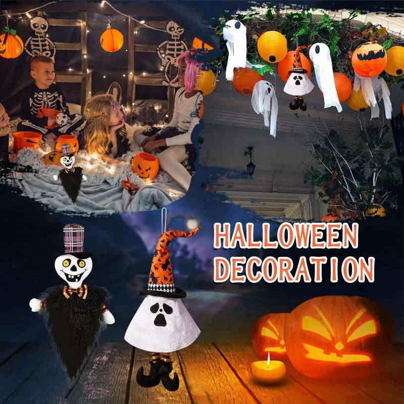 Objetos decorativos Figurines 1 PCS Halloween Ghost empresta acessórios de suspensão Props de horror suprimentos internos outdoor bar decoração pingentes de festa de decoração