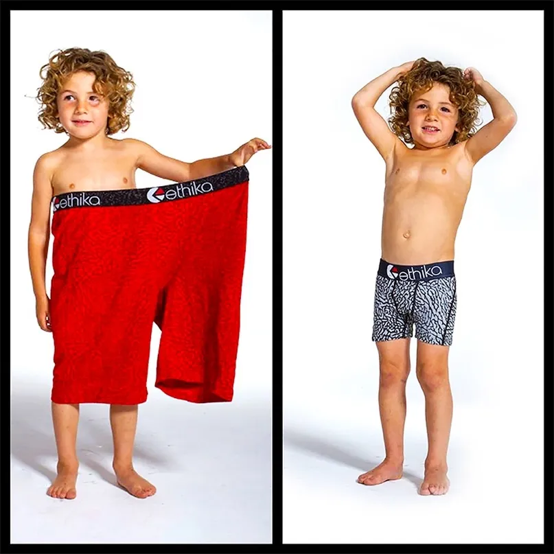 zhcth Ethika Boxers Briefs for Kids Son Underwear Little Boys Sports Shorts  Children's Day Gifts 210727