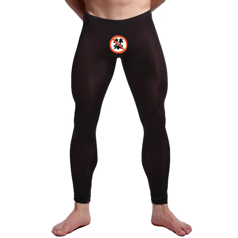 Mężczyźni ciasne legginsy Poruszanie sportami na siłowni Fitness Pants do joggingu Szybkie suche spodnie trening treningowy