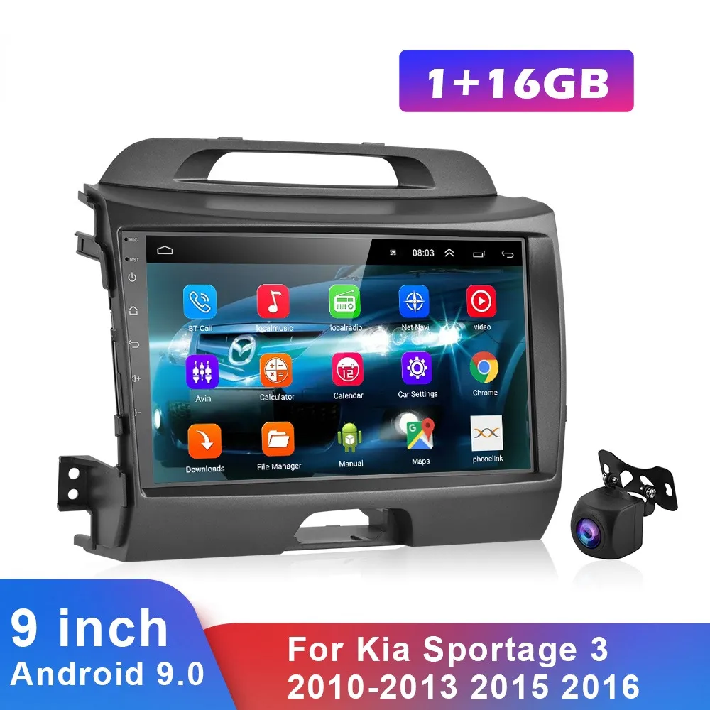 Kia Sportage 2010-2013 2015-2016 용 New Car Android Radio 2 DIN 자동차 멀티미디어 플레이어 2 DIN AUTORADIO Stereo Receiver Auto