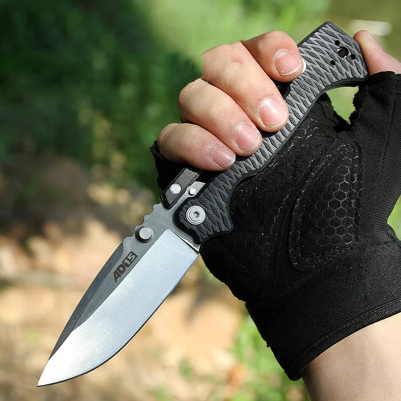 Högkvalitativ utomhus fällkniv Wilderness Survival Safety Knives S35VN Steel G10 Fashion Design Pocket EDC Tool HW569