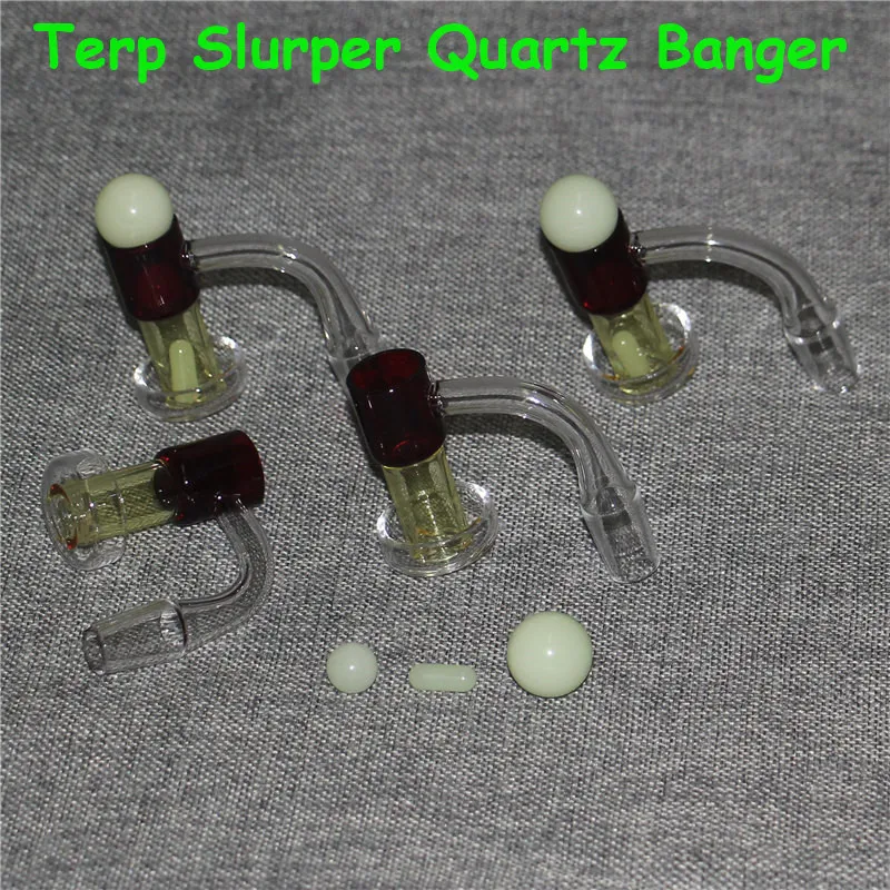 Fully Weld Terp Slurper Bear Quartz Banger Nail smoking accessories Ruby Pearl Pill Carb Cap Marble Vacuum Up Oil Nails For Pipes Dab Rigs Glass Ash Catchers
