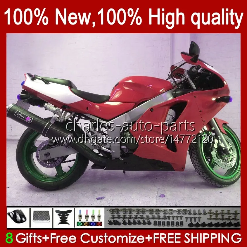 Kawasaki Ninja ZX-6R ZX600C ZX 6R 636 600CC 600 CC 94-97 BODY 50HC.129光沢のある赤ZX-636 ZX600 ZX 6 R ZX636 1994 1995 1996 1997 ZX6R 94 95 96 96 97フェアリングキット