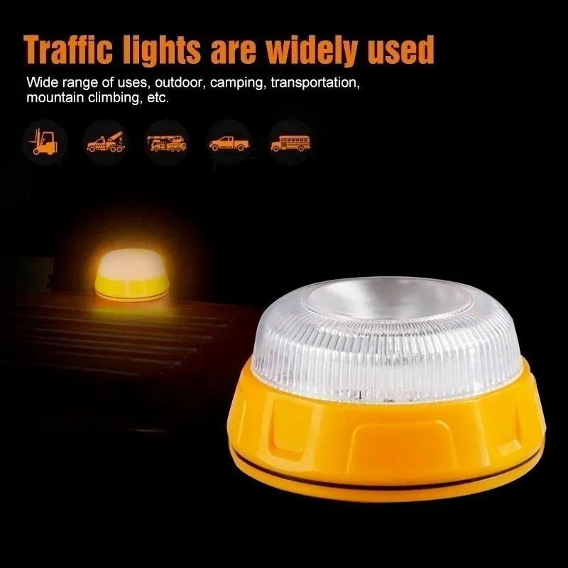 Emergency Lights Car Light V16 Traffic Warning Beacon Yellow Lamp Help