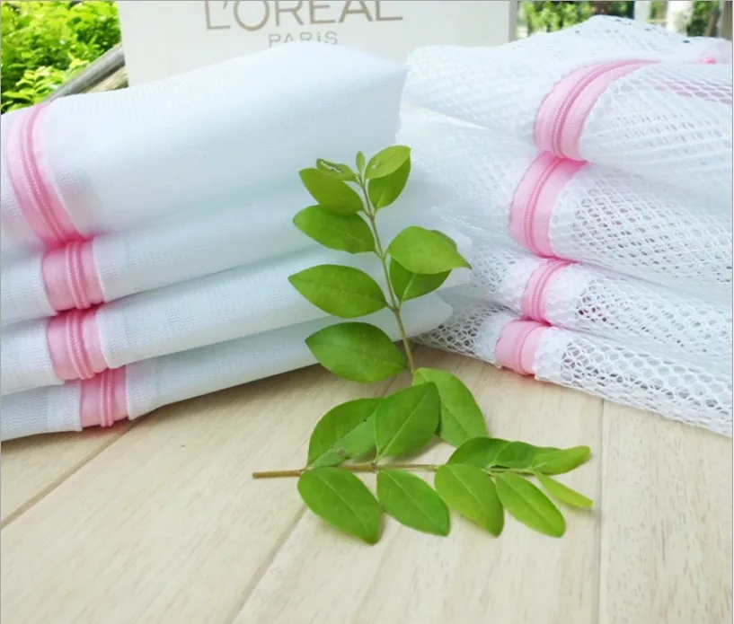Mesh Washing Bag 30*40cm Polyester FineMesh Delicates Laundry-Bag Lingerie Bags Protects Clothes