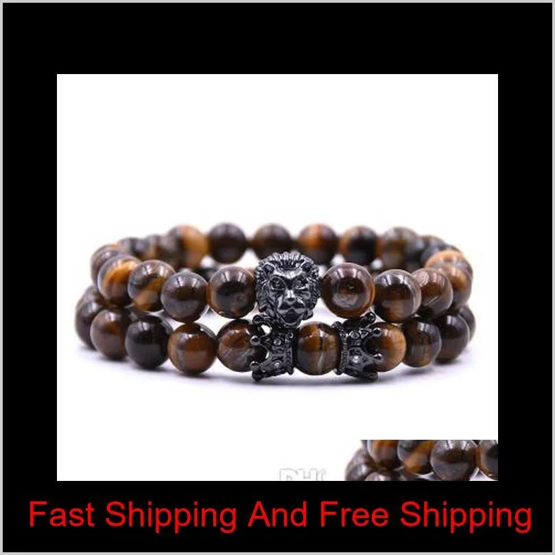 2pcs/set 2019 bead charm bracelet buddha bracelets paracord natural stone  bracelet men pulseras hombre bracciali uomo mens