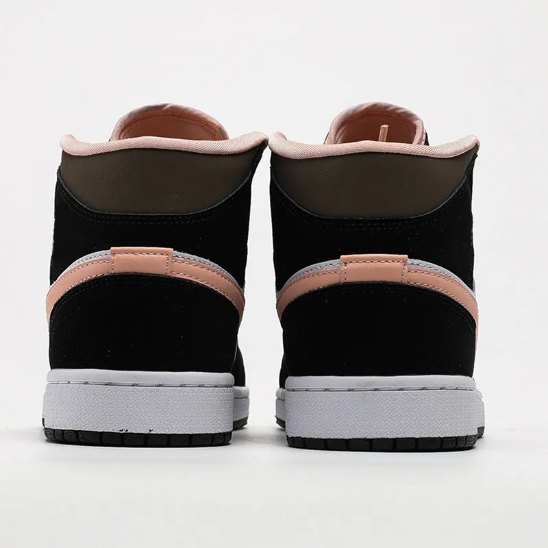 2021 Top Quality Jumpman 1 Basketball Shoes Mid CAMO Peach mocha 1s Designer Fashion Sport Running shoe With Box