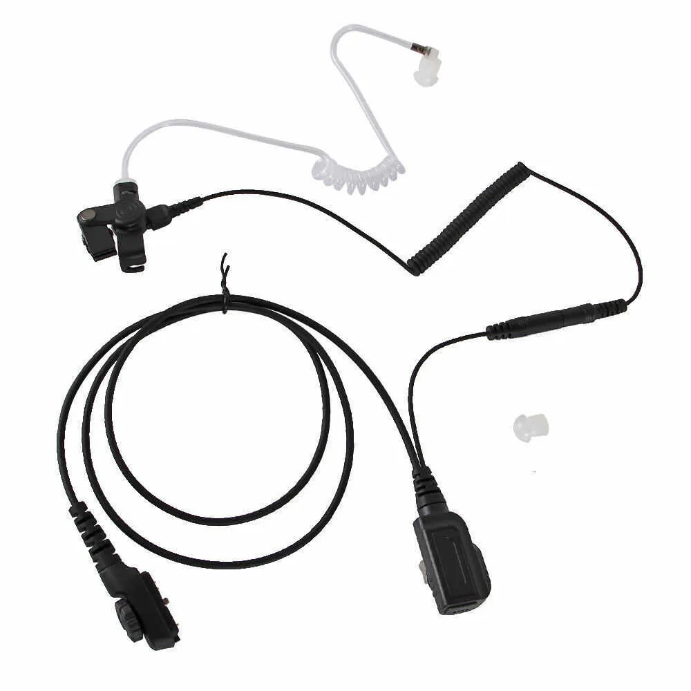 Walkie Talkie Headset Earpiece Mic för Hytera HYT PD700 PD700G PD785 PD752 Radio