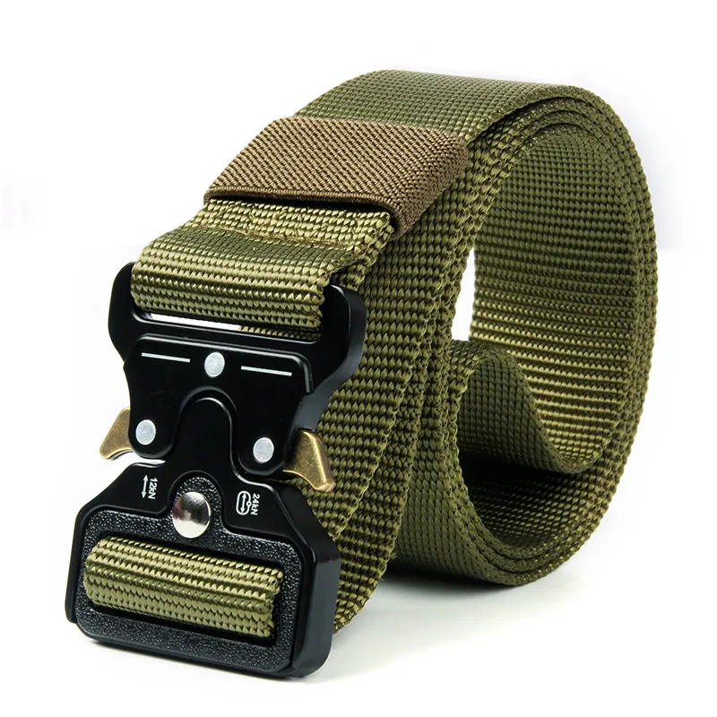 Cinturón Táctico Militar De Marca CARTELO Para Hombre Especialmente  Diseñado Para El Cinturón Ajustable Con Hebilla De Metal Militar 7291011 De  21,04 €