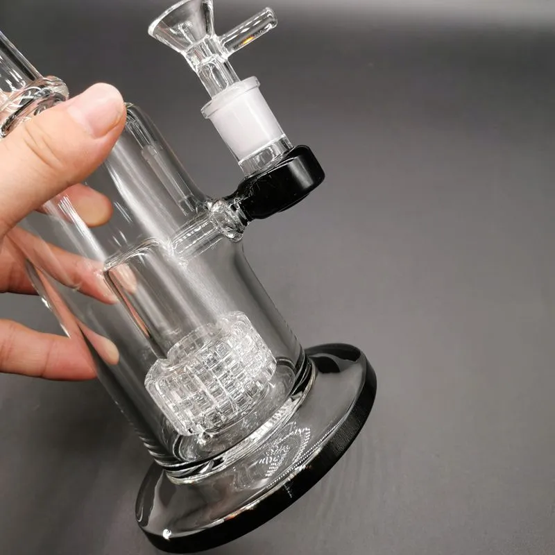 Toro Recycler Bubbler Glass Bongs Hoahs Rozproszone podwójne ramię drzewa perc rurka wodna Rig z 18 mm złącza miski