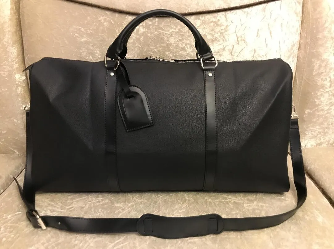 2020 NEW men Luxury designer duffle bag women travel bags hand luggage men pu leather handbags large cross body bag totes 55cm