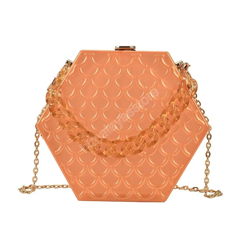 Orange color 2025 handbags