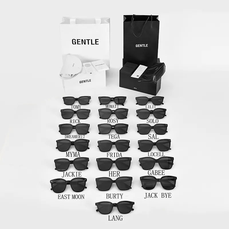 2022 Новый бренд Black Cat Eye Polarized Sunglasses Женщины для мужчин роскошные квадратные квадратные гм пляж Пляж Большие дизайнерские солнцезащитные очки UV400 с коробкой