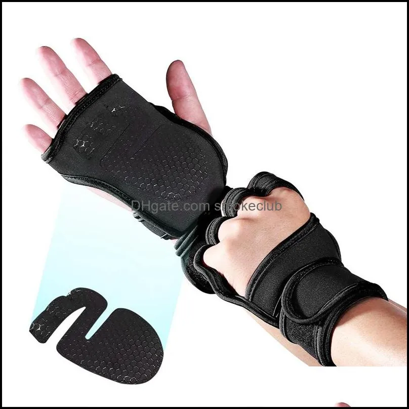 Wrist Support -Fitness Palm Guards Fitness Gloves Sports Training Compression Wrist1