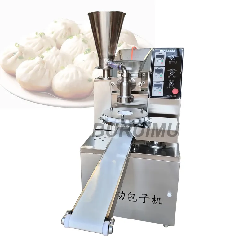 Automatisk 220 V Bulle Making Machine Baozi Maker Rostfritt stål Momo Crystal Bag Xiao Long Bao Tillverkare