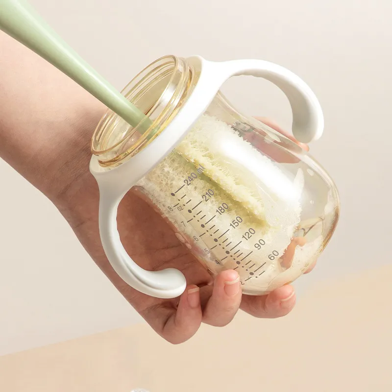 Plast koppborstar lång handtag flaska koppar renare pott återanvändbar glas muggar tvätt pensel porslin rengöring hem köksredskap bh5381 tyj