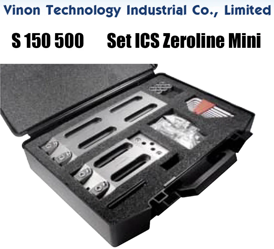 S 150 500 Set ricambi ICS Zeroline Mini. Supporto di bloccaggio per l'installazione diretta sulla tavola della macchina WEDM