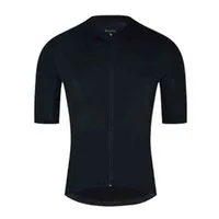 Fualrny NEW Breathable Unisex Pure black Cycling Jersey Spring Anti-Pilling Eco-Friendly Bike Clothing Top Road Team Bicycle 0310