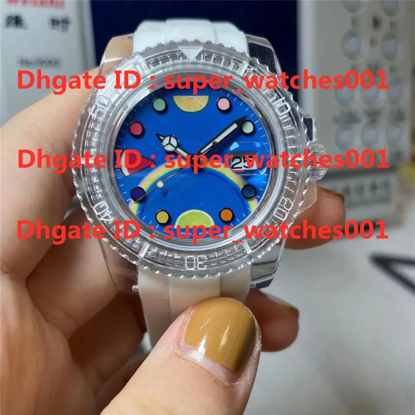 Motre be luxe mechanische horloges heren horloges 3135 Automatische mechanische beweging Acryl Crystal horloges polshorloges Relojes