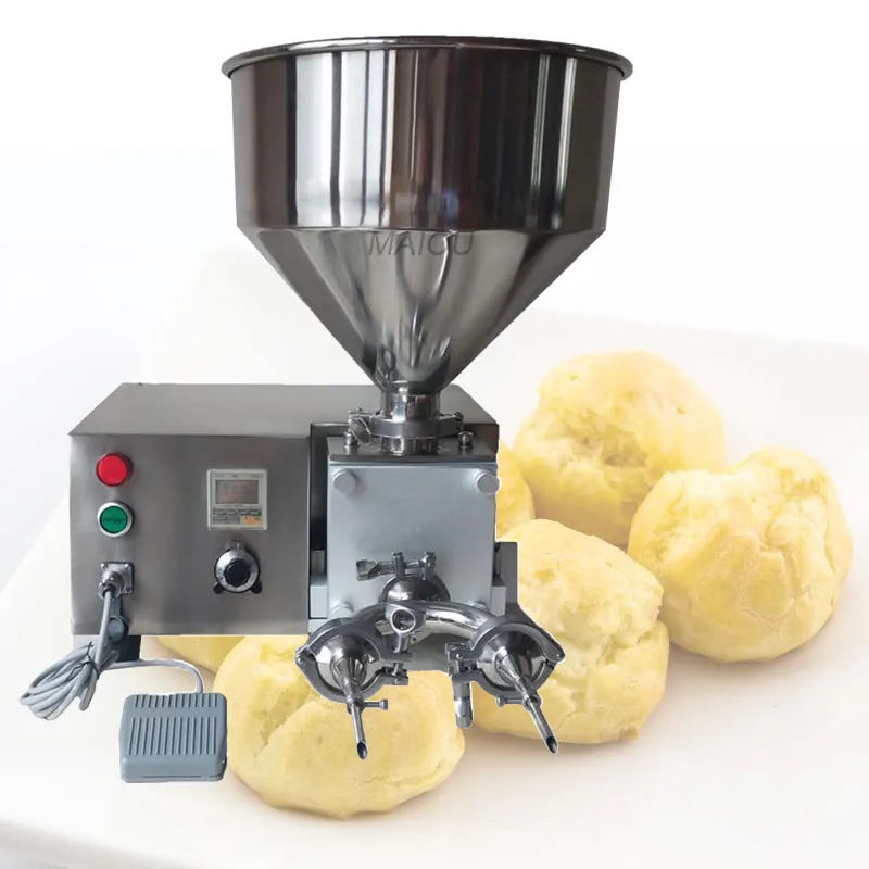 Högkvalitativ grädde Puff Filling Machine Cake Saladjam Filling Machine Billig pris Puff Cream Filling Machine med CE -certifiering