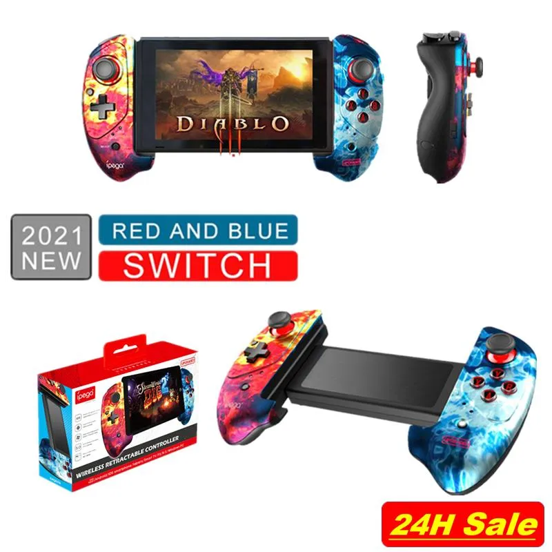 Game Joystick Extensible Controller Gamepad för / Android Console Colorful Shell Wireless Bluetooth Gamepad för PS3 PUBG