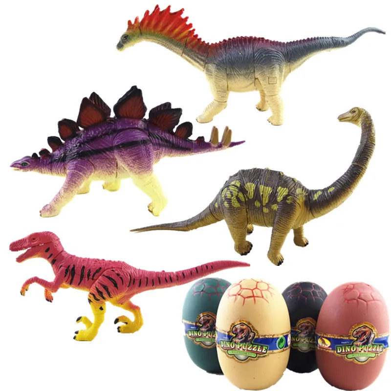 1Box ​​= 20 pcs 3d Dino Puzzle Egg Toys Blocks Simulação Dinossauro Modelo Building Para Crianças Dinossauros Festa Educacional Criativo Crianças Presente Brinquedo