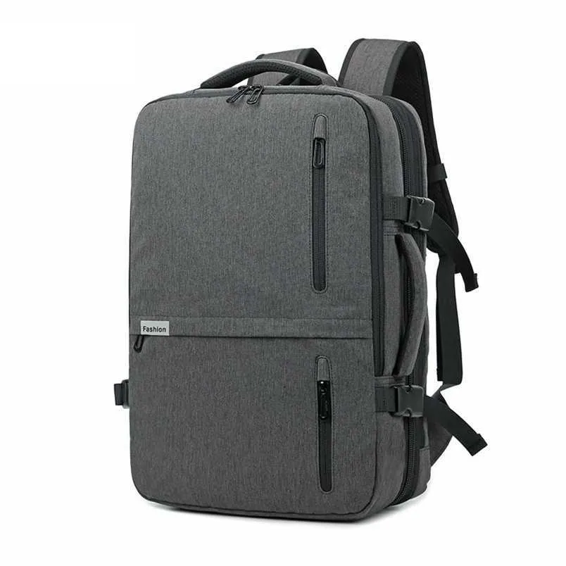 Bolso de moda coreana antirrobo de negocios de tela Oxford con cremallera mochila multifuncional de gran capacidad para exteriores 202211