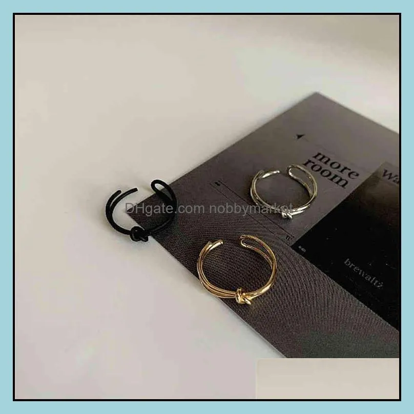 Qingdao jewelry simple and versatile cold wind ring ins personalized minority design sense light luxury trendy product hand ornament