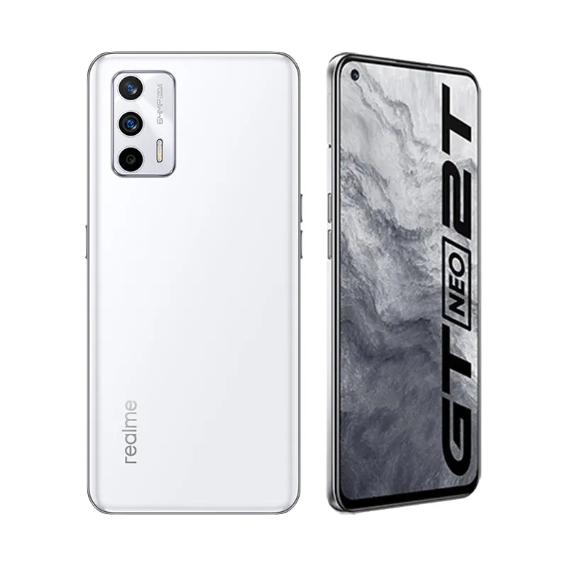 オリジナルのOppo Realme Gt Neo 2T 5G携帯電話8GB RAM 128GB 256GB ROM Octa Core MTK Dimense 1200 AI 64MP Android 6.43 "全画面指紋IDフェイススマート携帯電話