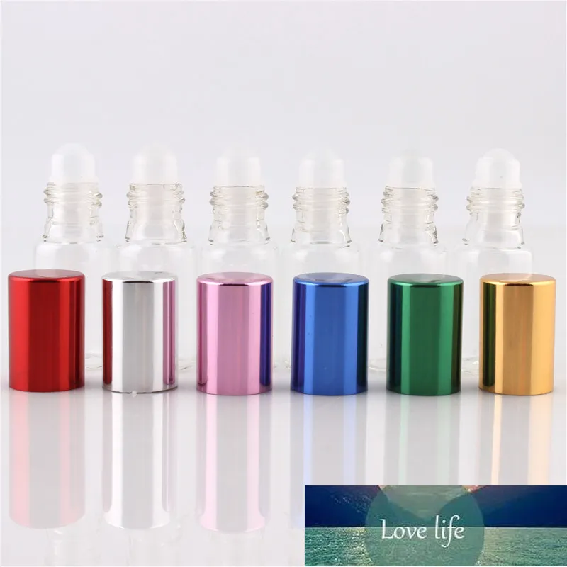 5ml 10ML 6pcs Clear Glass Essential Oil Roller Bottles Balls Aromatherapy Perfumes Balms On Bottle
