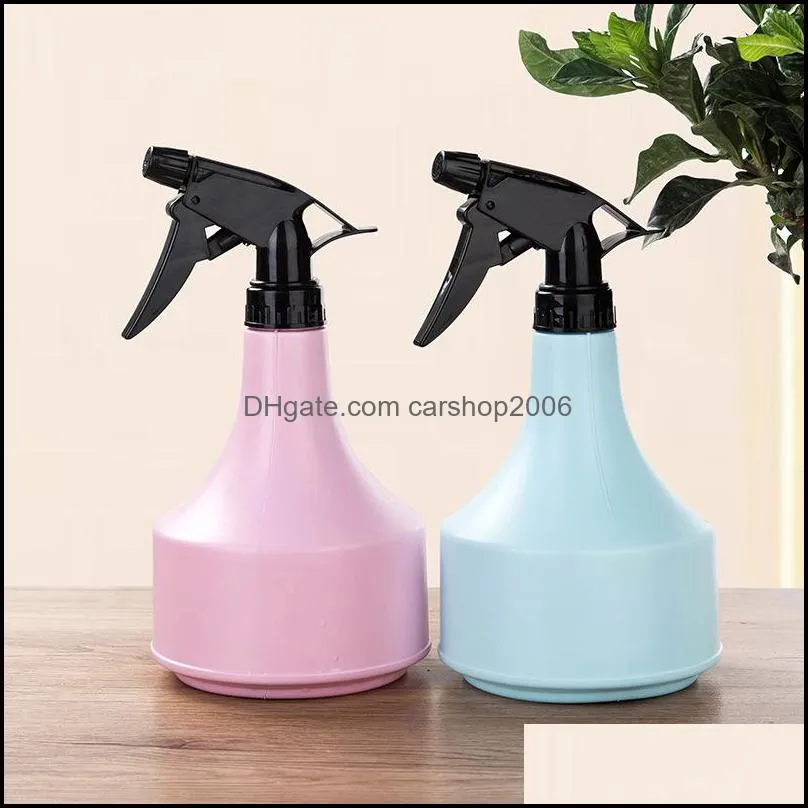 Equipos Suministros Patio, Césped Hogar 600 Ml Presión Manual Latas Domésticas Para Jardín Planta Pequeña Flor Regadera Peluquería Spray Bott