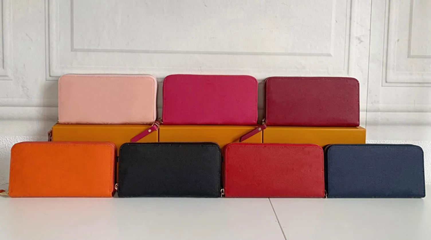 2021 modeblommor designer plånböcker luxurys män kvinnor läderväskor högkvalitativa klassiska bokstäver nyckelmynt purse originallåda plai246b
