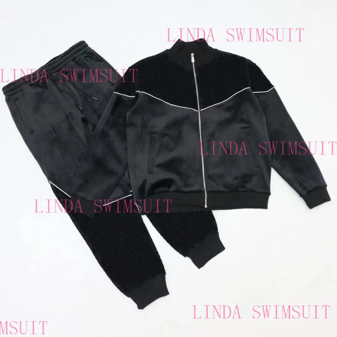 豪華 デザイナーブランドトラックスーツゴールデンベルベットトラックスーツロゴメンズカジュアルストリートレジャーファッションストリートウェアプルオーバースウェットシャツ長袖コートとパンツセットlsgdc04 60 Off アパレル メンズ服 Viskasprekybai Lt