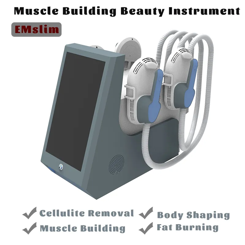 Ems Slim Beauty Stimulateur musculaire Emslim Body Shaping Machine Muscles Building Élimination des graisses Instrument d'entraînement électromagnétique à haute fréquence