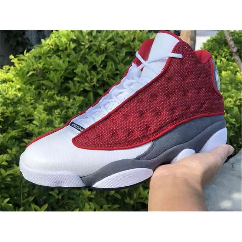 Mens Burgundy Basketball Shoes Red Flint White Red 13s With Blue