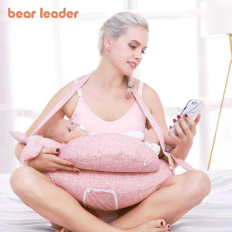 Bear Leader amning kudde mode postnatal leveranser kram baby anti-spitting support moderskap graviditet tillbehör 210708