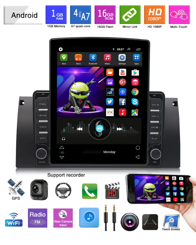 Autoradio GPS Android 10 BMW E39/X5/E53 –