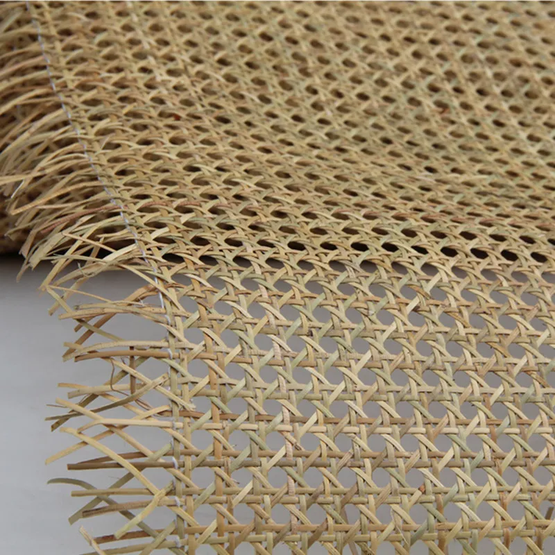 20-70CM Long 40-55CM Wide Natural Cane Webbing Real Indonesia Rattan Roll  Wall Decor Furniture