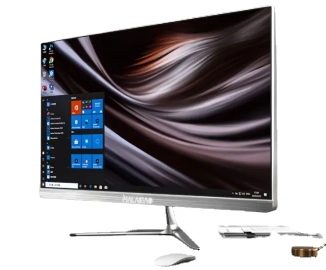 Moniteur lcd 21.5/23.6/27 pouces avec CPU i5/i7 RAM 8G/16GB SSD 1TB tout en un ordinateur de bureau