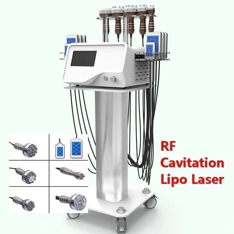 Exklusiva citat Portable Ultraljudsbant / Radiofrekvens Lipo Laser Machine för återförsäljning på butiker / 40K kavitation Lipolaser Vakuum