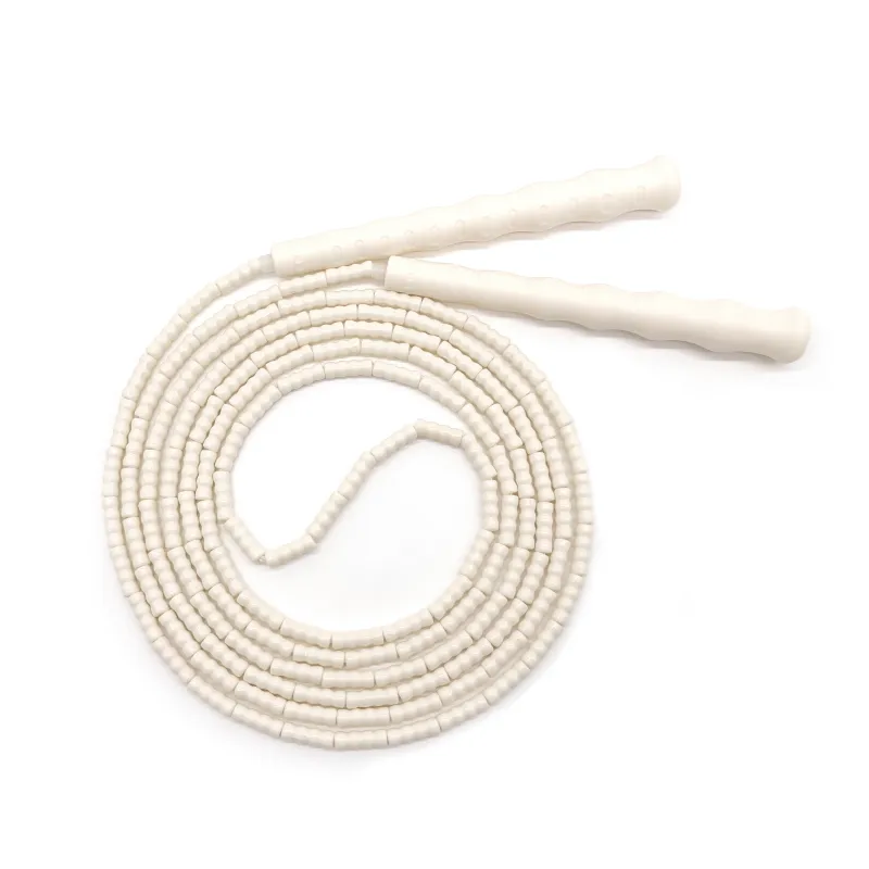 300m White Single Color Adult Use BEADS Beaded Skills Jump Skipping