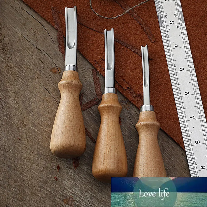 Skórzana krawędź Beveler Downing Fazowanie nóż Cięcie ręczne Narzędzie Craft z drewna Uchwyt DIY Narzędzia