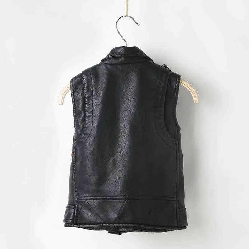 Kids faux leather vest clearance