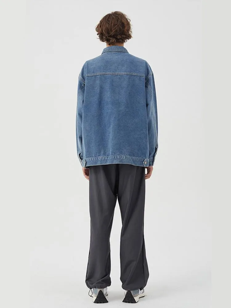 日本製 メンズジャケット21日本原宿漫画カップルデニムジャケットツーリングファッションビンテージ男性と女性 人気絶頂 アパレル メンズ服 Vamosaesquiar Com