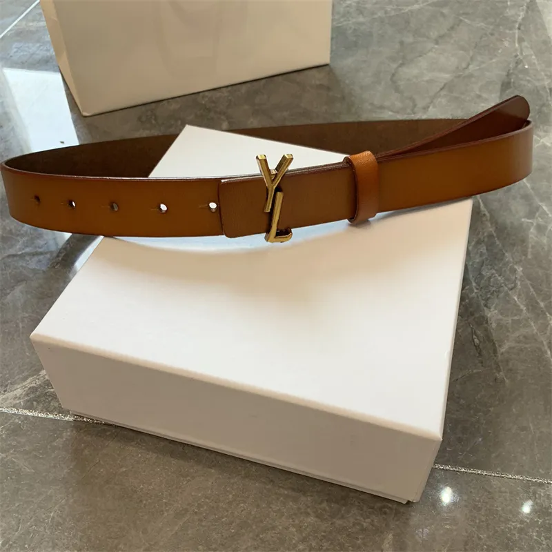 Designer Women Belt Fashion Letter Gold Buckle Men Belt 9 Color Classic Versatile Luxurys Designers Belts High Quality Genuine Lea2815