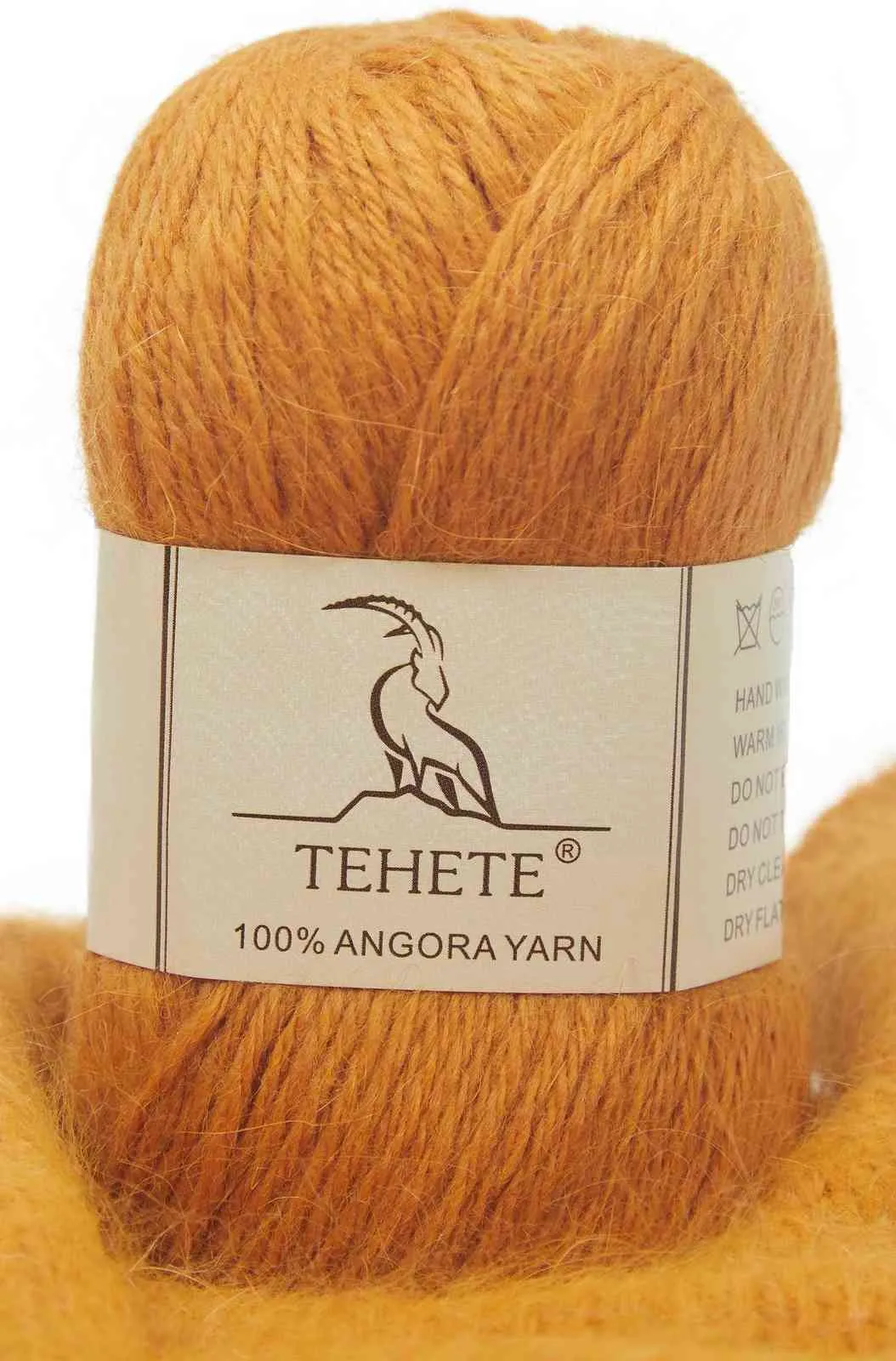 1pc tehete 100% Angora Garn för stickning 3-ply varmt mjukt lättviktigt lyxigt fuzzy hakande garn y211129