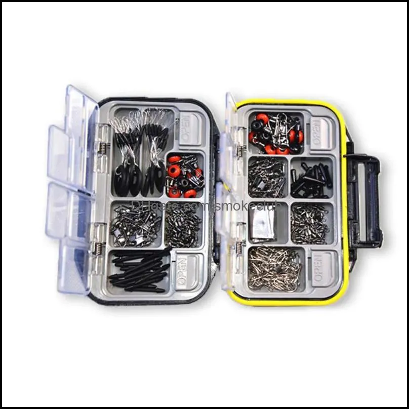Fishing Accessories Plastic Box 12 Compartments Double Side Tackle Boxes Fish Bait Lures Hooks Storage Accessory