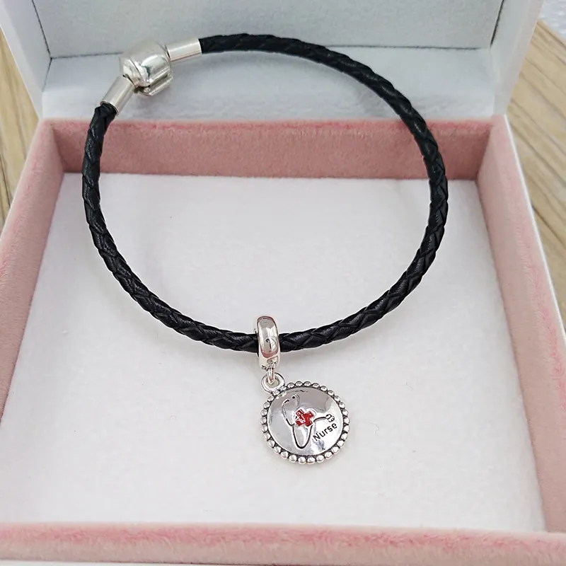 Ladies Bracelet Nurse Charm Bracelet Pandora Sterling Silver Nurse - Main Image