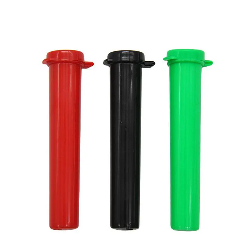 120pcs 98 mm Doob Blunt Joint Tube Tom Squeeze Pop Top Bottle Pre-rolled Tubes Storage Container Free Ship